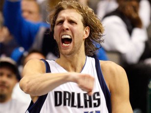 Dirk Scores 41 in OT Win Against Spurs