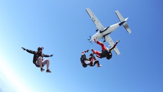 Texas Skydiver Catches His Own Shoe in Mid-Air