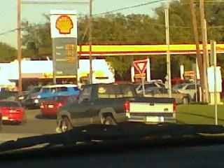 Viewer Photos: Cheaper Gas, Longer Lines