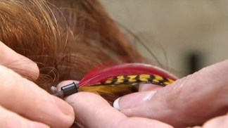 A New Way to Feather Your Hair