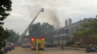 Firefighters Battle Flames and Heat