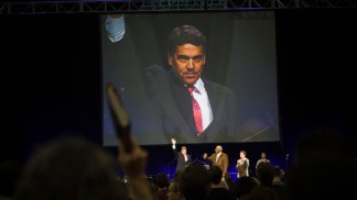 Perry Prayer Rally Draws Tens of Thousands
