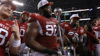 Arkansas and Kansas State in 2012 Cotton Bowl