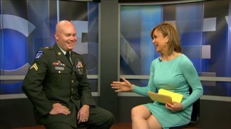 Soldier Talks About His Homecoming Surprise