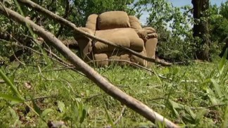 Tornado Tosses Woman in Recliner