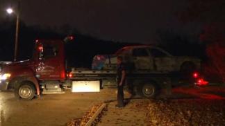 Bodies Found in Burned Car