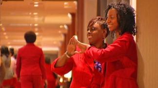 Delta Sisters Celebrate Despite Threat