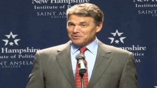 Perry's Voting Age, Election Day Gaffe