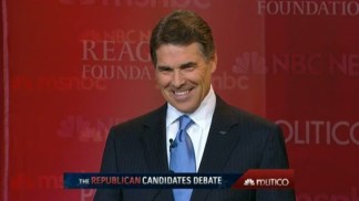 Campaign Watchers Say Perry Held His Own