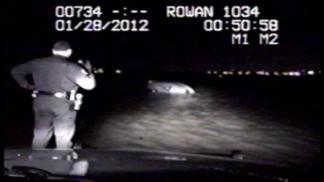 Raw Video: Rockwall County Dashcam of Lake Rescue