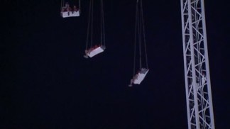 RAW VIDEO: Riders Stranded at 165 Feet