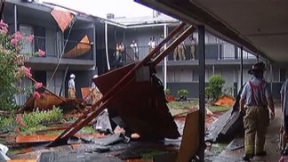 Weather Damages Apartment Roof
