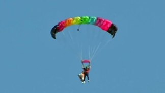 Parachuting Into Downtown