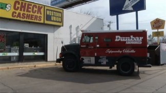 Masked Men Rob Armored Car
