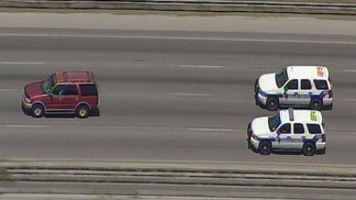 Gallery: Police Pursue Suspect Through Dallas