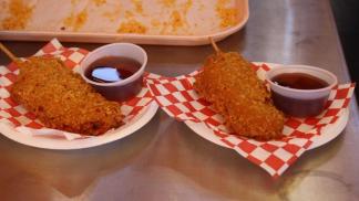 A Bite of Buffalo Chicken in a Flapjack