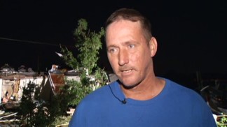 Trailer Tossed by Overnight Storms