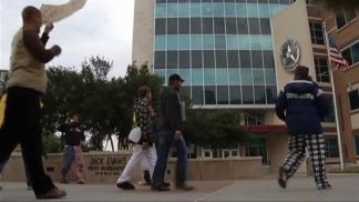 Occupy Dallas Marches to Support Police