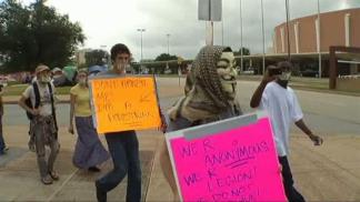 Occupy Dallas Marches Again on Bank of America