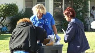 Tiny Blue Crew Responsible for Big Job