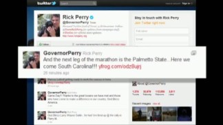 Perry Says He's Headed to South Carolina