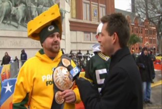 Super Bowl Fans Face the Cold