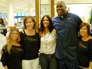 Neiman's Hosts Cookie and Magic Johnson