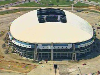 Final Preps for Texas Stadium Implosion