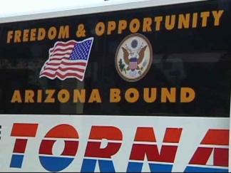 Freedom Bus Leaves Dallas for Arizona