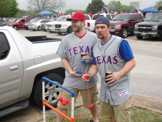Thousands Tailgate at Rangers Opening Day