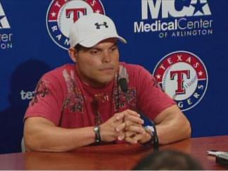 "Good Fans and Good Team" Pudge Rodriguez