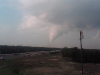 VIEWER VIDEO: Tornado Forms at I-45 & 287