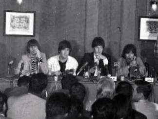 Cashing in on Rare Beatles News Conference