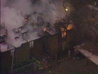 Fire Devours Dallas Apartment Building
