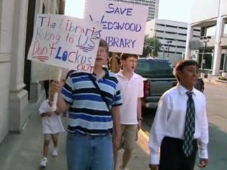 Kids Rally to Save Libraries From Budget Ax