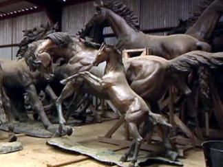 Copper Horses Rustled Right Out of Warehouse
