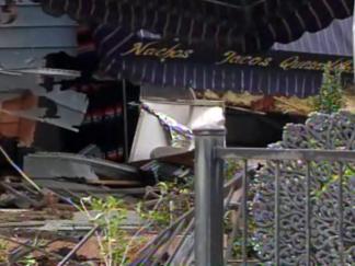 With Crash, Restaurant Gets Lunchtime Surprise