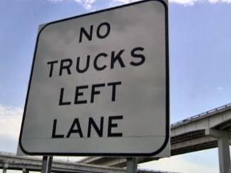 More Left Lanes Could Be Off Limits to Truckers