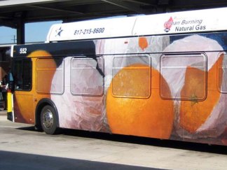 Fort Worth Adorns Buses With Artwork