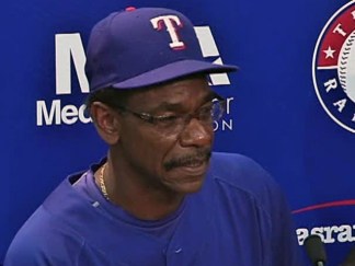 Rangers Manager Ron Washington on Cliff Lee