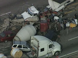 Crash Closes I-30 in Dallas