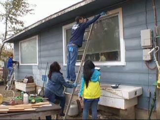 Arlington Neighborhood Spruces Up For Super Bowl