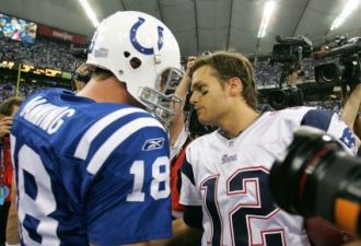 Brees, Manning, Brady: 