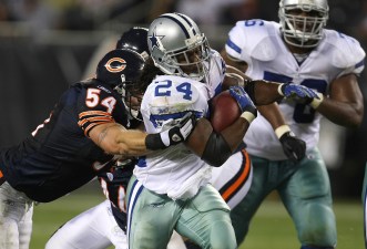 Da Bears Lead Da Boys 20-14 At Half