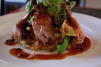 Gourmet Yourself: Quail Scamorza and Herb Gratin