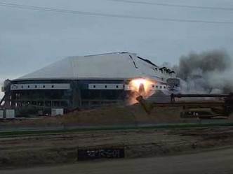Texas Stadium Implosion: Your Photos