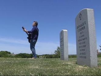 Songwriter Sings For "Freedom"