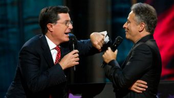 "Daily Show," "Colbert Report" Return from Sandy Hiatus