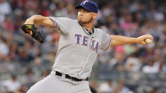 Harrison Wins 17th, Rangers Beat Mariners