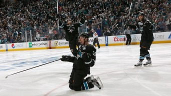 Sharks Win with Couture's OT Goal, 2-1